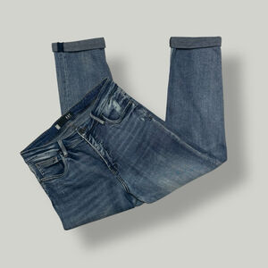 KUT FROM THE CLOTH Jeans Women Size 8 Medium Wash Denim Blue Ripped Straight Cut